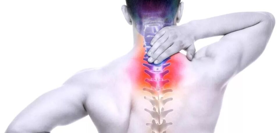 The symptoms of the spine
