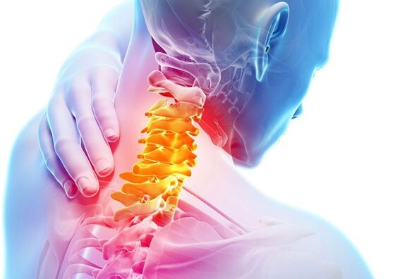 The cause of cervical osteochondrosis